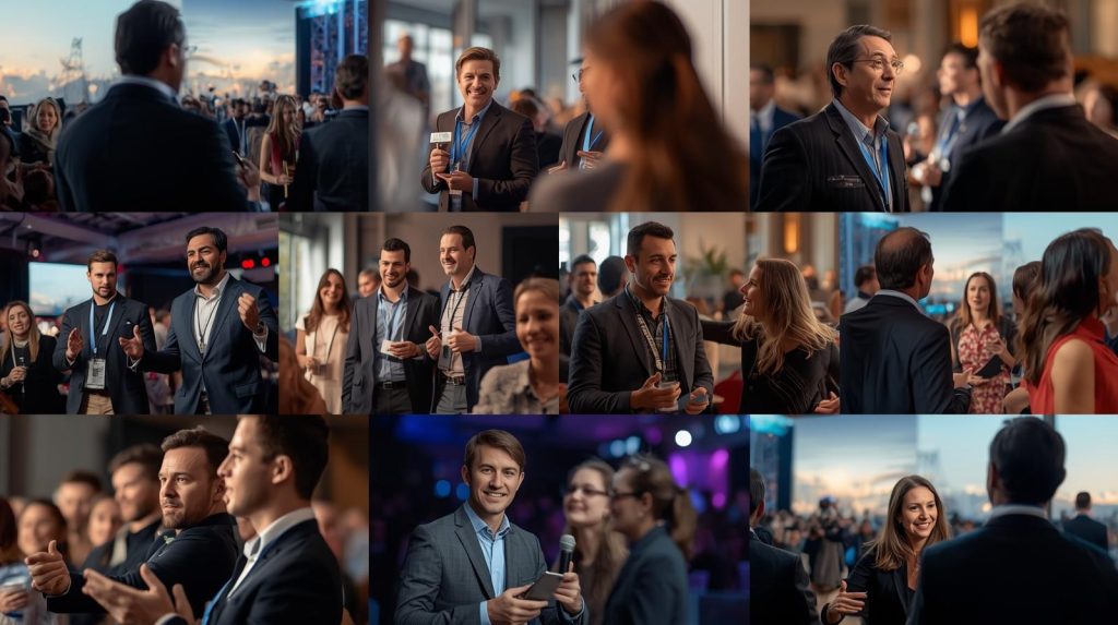 Countdown timer improving event flow during a live conference session