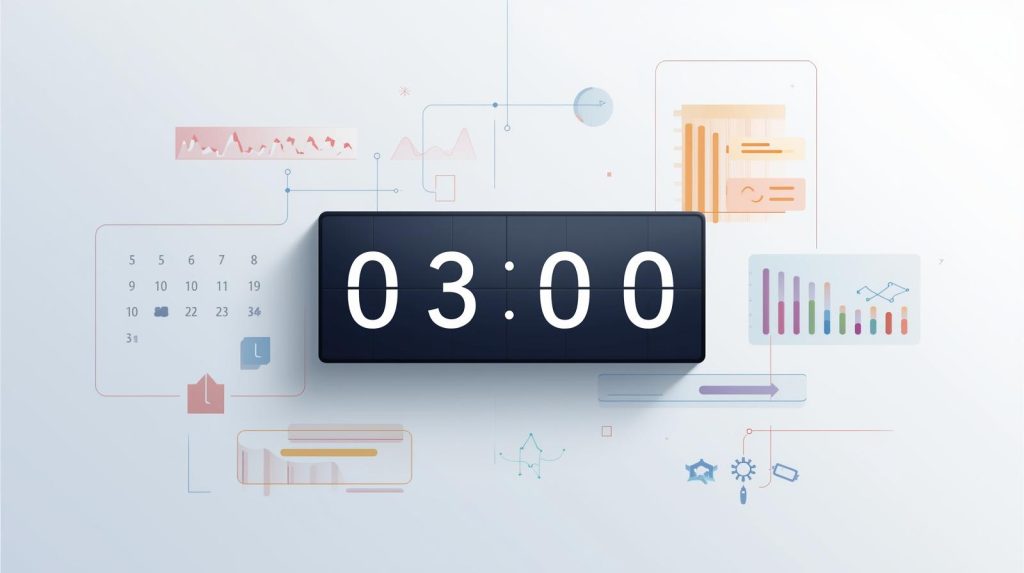 Countdown timer for smooth scheduling at events