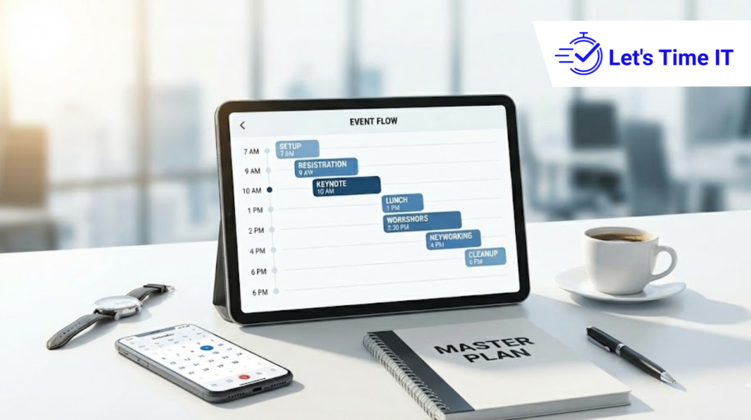 Event Time Management for Busy Organizers.