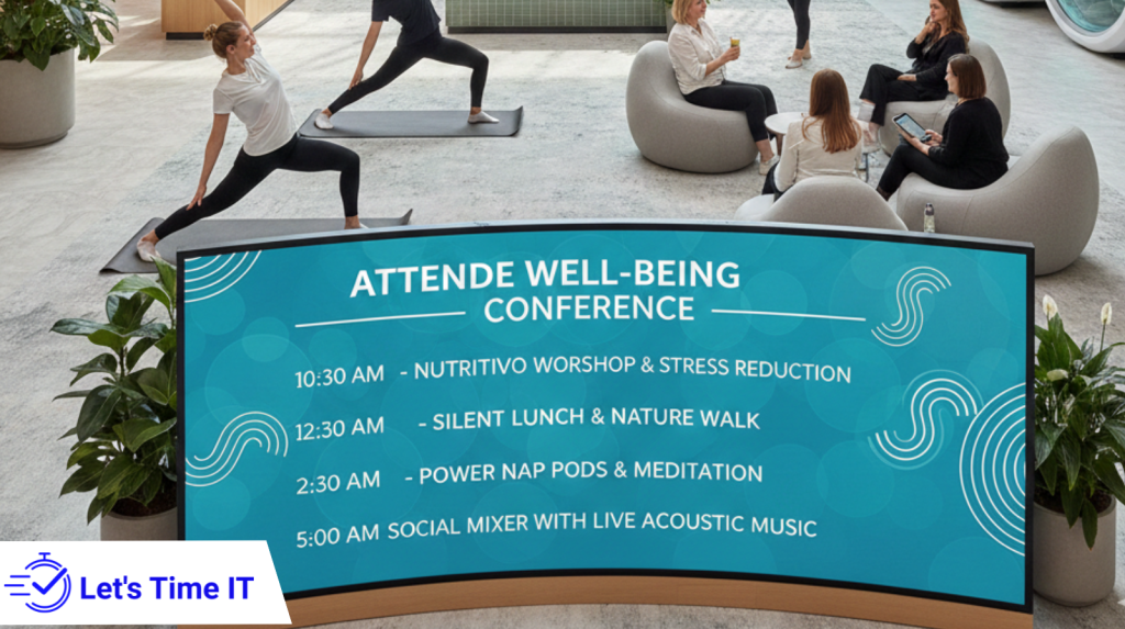 Event Schedules designed with balanced sessions and wellness breaks
