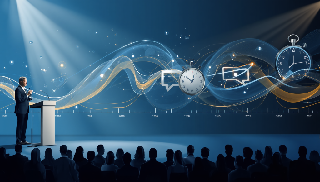 Virtual conference setup showing scheduled sessions, speakers, and audience engagement on a digital platform
